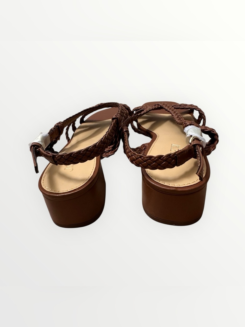 NWT J.Crew Braided Strappy Sandals in Chocolate Brown - Picture 5 of 11